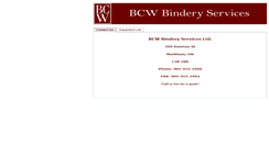 Desktop Screenshot of bcwbindery.com